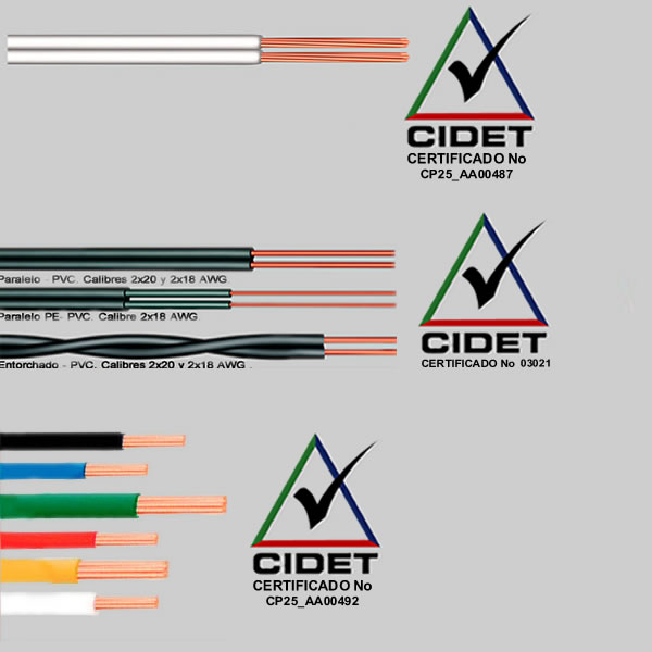 Alambres Telefónicos , Dúplex y Multifilares.